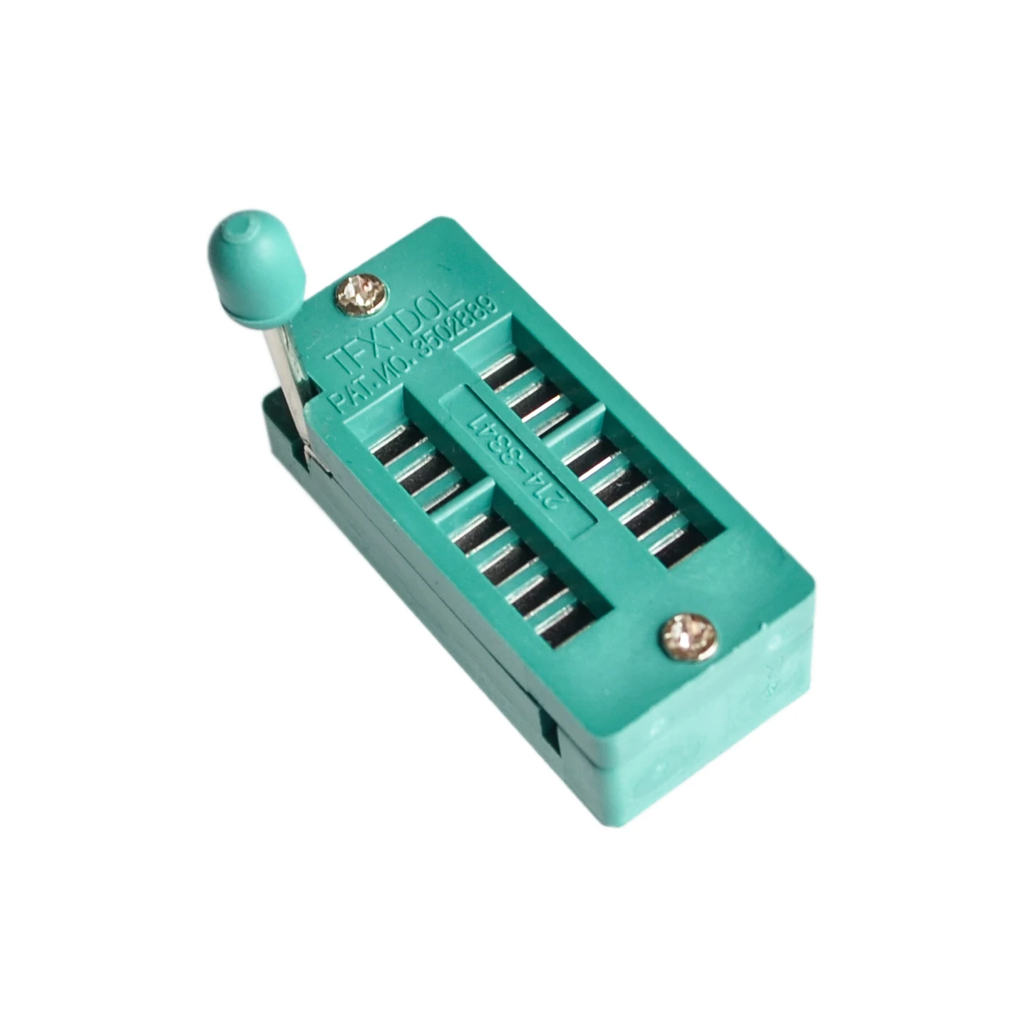 2PCS IC Test Universal ZIF Socket 14pin 14 pin dip 2.54mm IC Socket pitchin Integrated Circuits