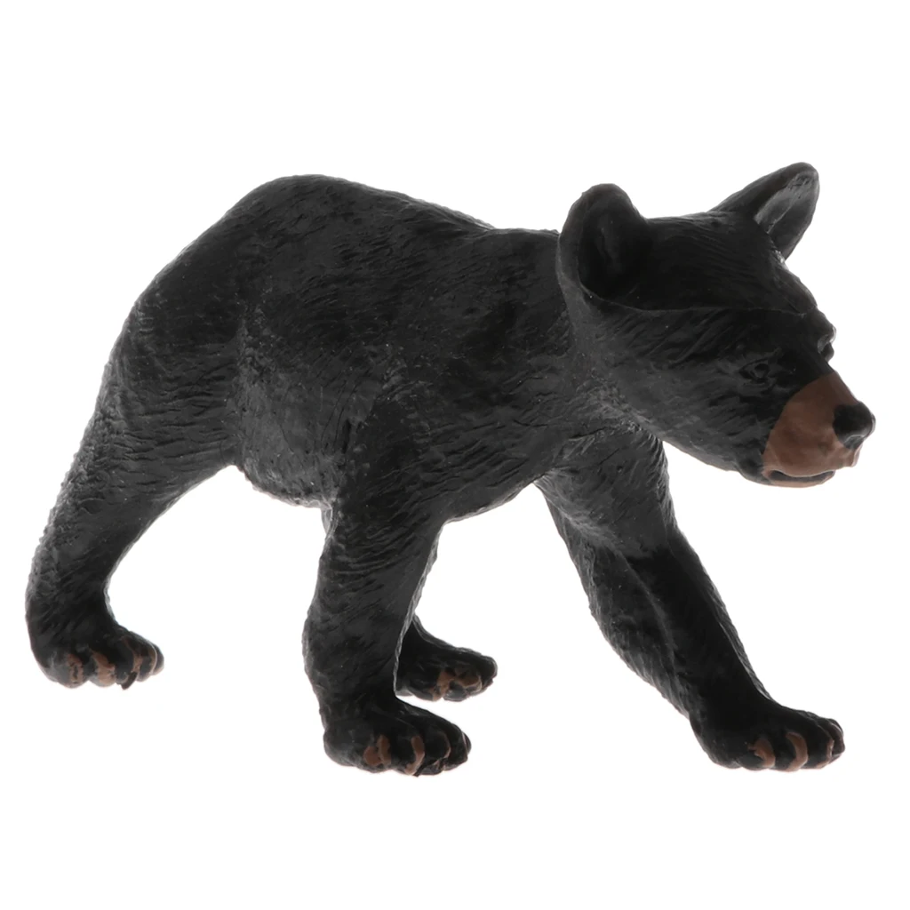 Simulation Animal Model Figure Toys Figurine Home Decor Black Bear S