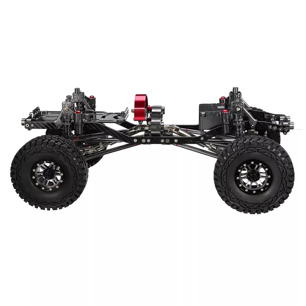 Детали модели 1/10 CNC RC Rock Crawler truck carbon fiber frame 313 мм для AXIAL SCX10 4WD L0625|Детали и