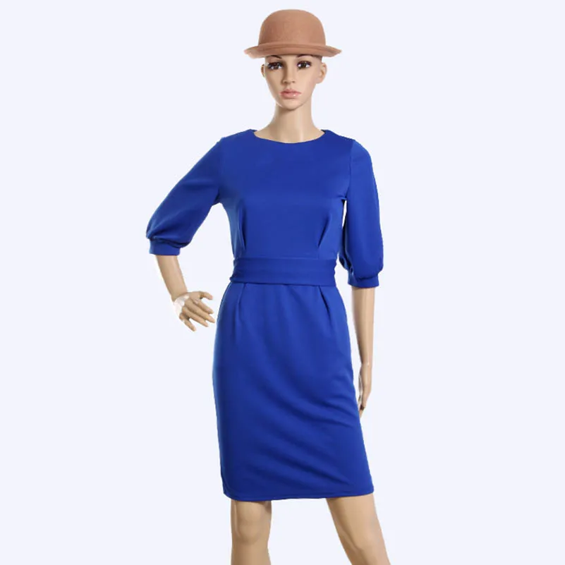 Women-Sexy-casual-Dress-2016-Fashion-Winter-party-Dress-Slim-Long-Stretch-Workwear-plus-Size-pencil