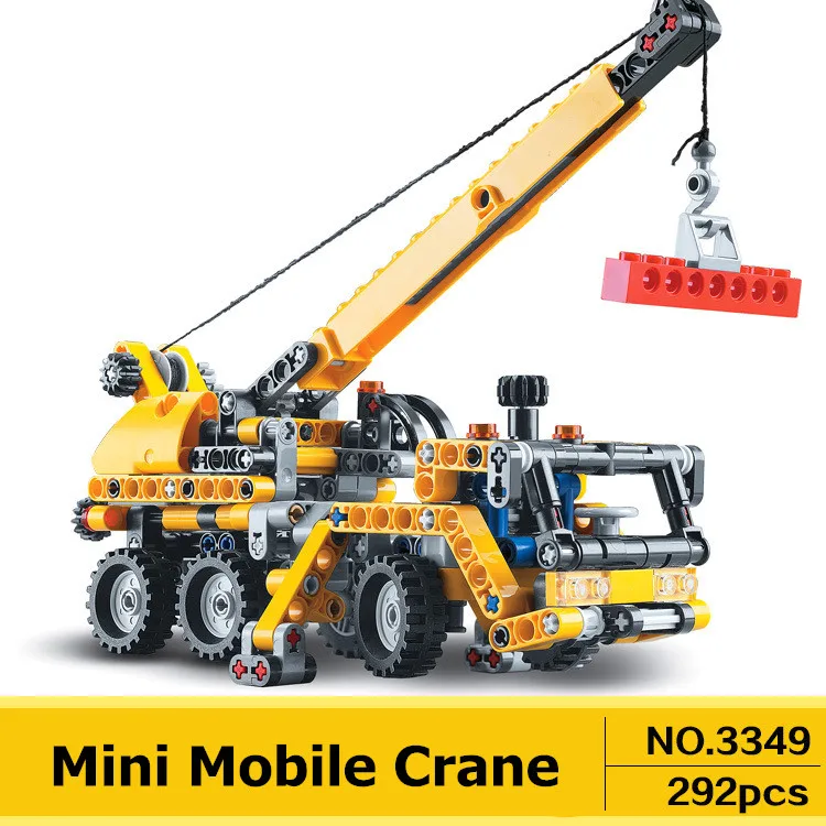 

Technic Mini Mobile Crane DECOOL City Building Blocks Set Bricks Classic Model Kids Toys For Children Gift Compatible Legoe