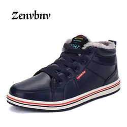 ZENVBNV Для мужчин повседневная обувь зимние Утепленная одежда водонепроницаемая обувь Мужской износостойкой удобные мужские кроссовки 9908