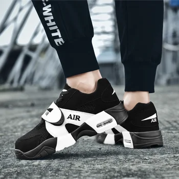 

Leader Show Men Vulcanize Shoes Comfortable Breathable Men's Casual Shoes Outdoor Fashion Men Sneakers Lace-up Walking Shoes