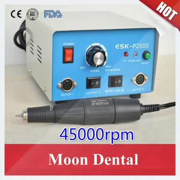 

Dental Lab Jewelry 45000RPM Electric Micromotor Saeyang ESK-F2000/SH37LN Carving Polishing Micromotor from South Korea