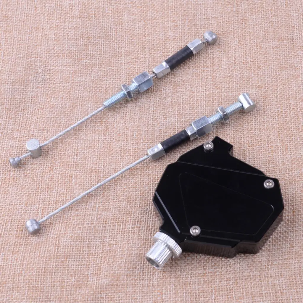 Black CNC Universal Clutch Booster Easy Pull Cable System Assist Motorcycle Dirt Bike Aluminum