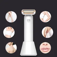 Женская электрическая бритва, бритвенный станок для удаления волос, Женский Триммер-эпилятор для лица, бикини, тела, ног, подмышек