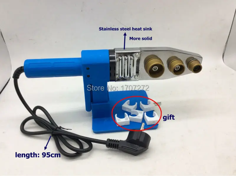 Температурный контроль PPR сварочный аппарат, Машинка для сварки пластиковых труб AC 220V 600W 20-32mm
