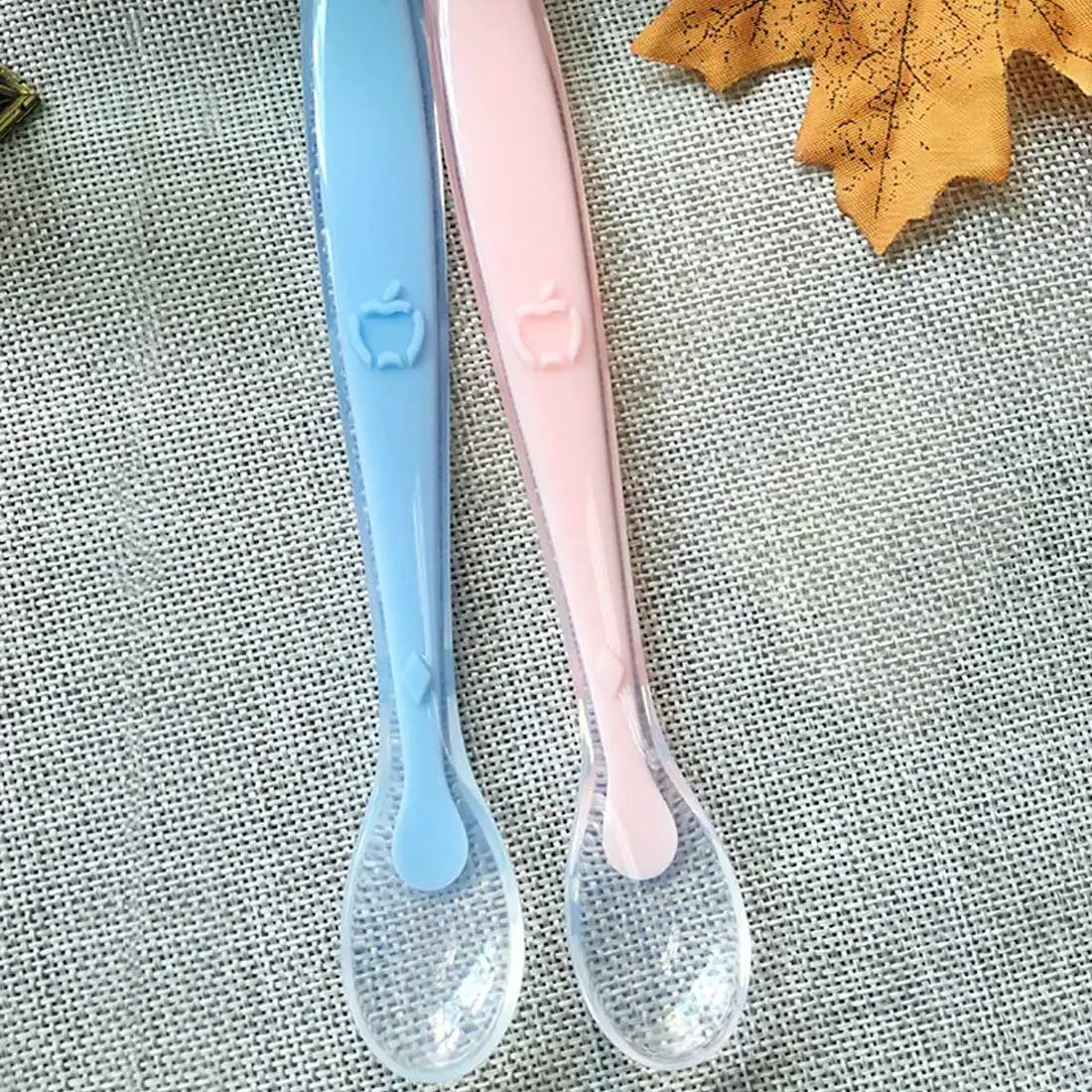 

children flatware cutlery colher spoon silicone tools-for-patchwork lot soup ladle 1pc baby spoons feeding dishes Tableware for
