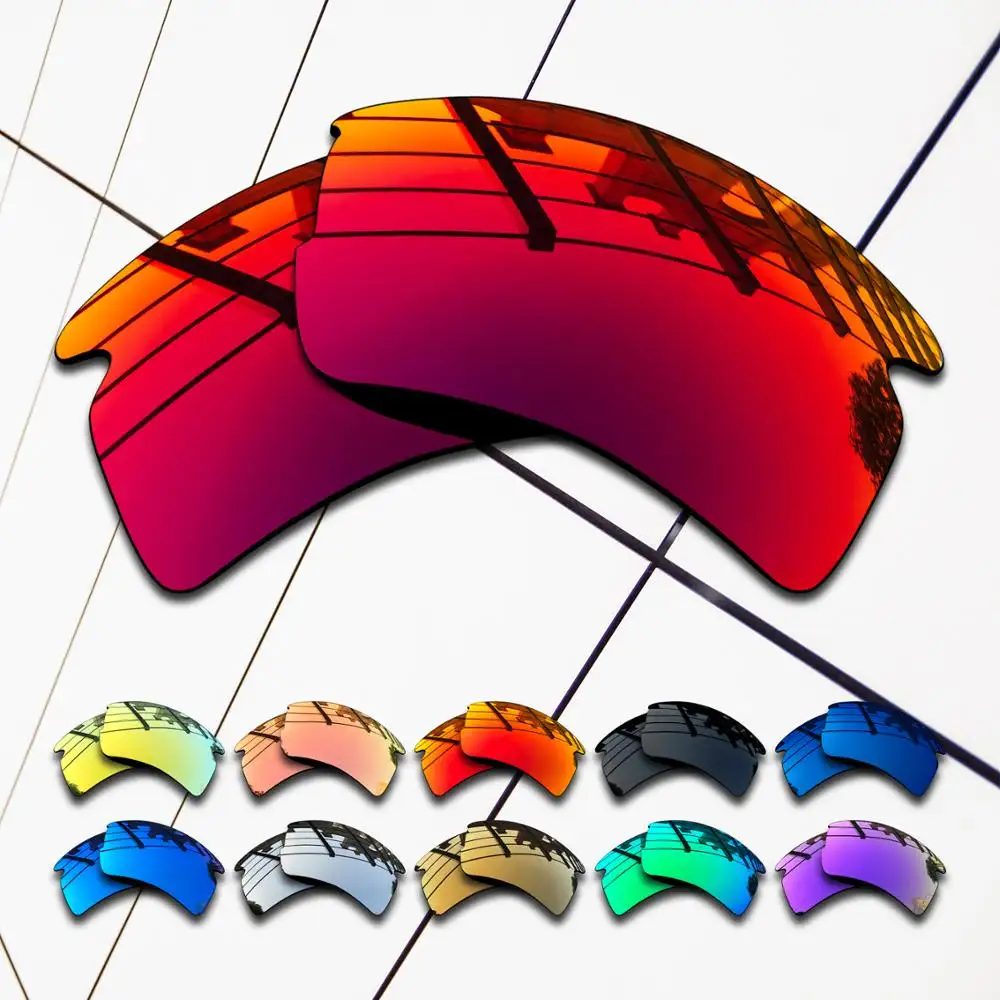 E.O.S – lentilles polarisées de remplacement, pour lunettes de soleil Oakley Flak 2.0 XL-variétés de couleurs, vente en gros