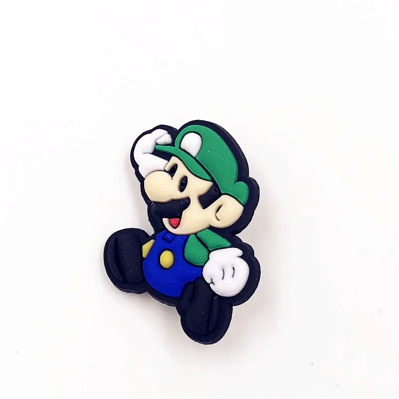 1 шт. Super mario bros гриб характер ПВХ кнопку Pinbacks контакты значки Броши Badge Сумки Одежда Аксессуары подарок детям - Цвет: 1