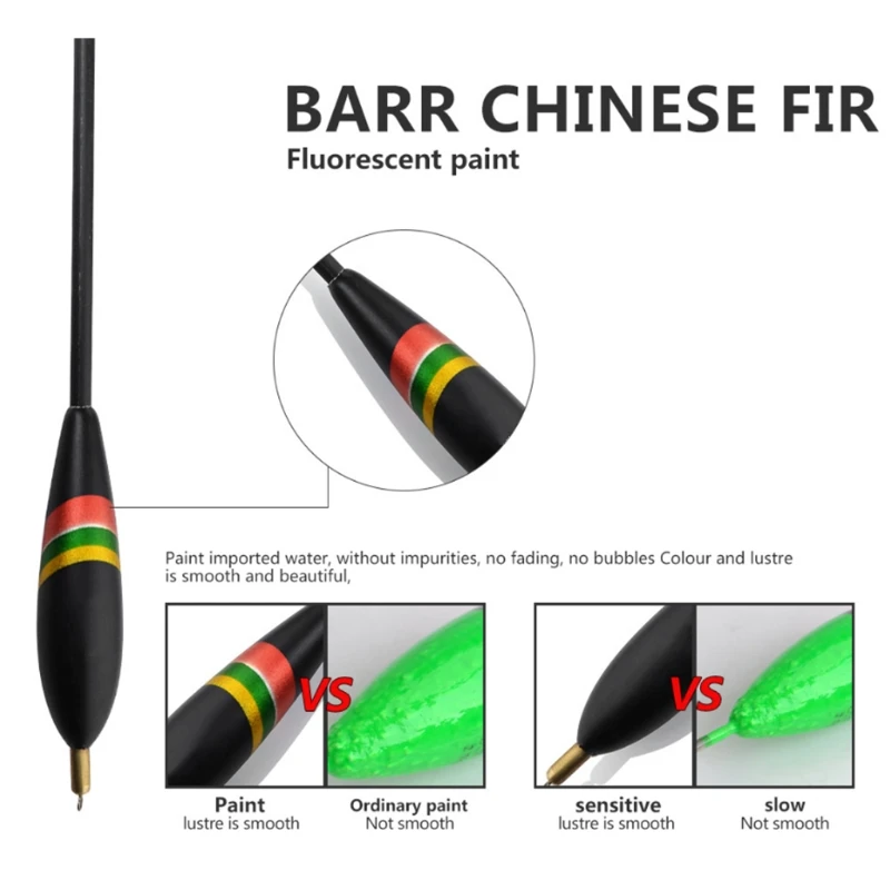 3 шт./компл. поплавки с свинцовый грузик буй плавучесть 4,6g 6g Вес 20 см-23 см