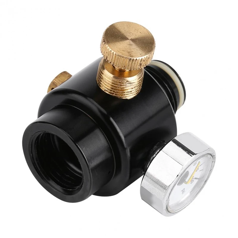 Pcp Paintball Tank Cylinder Adjustable Compressed Air Regulator Output Pressure 0.825-14 Ngo Thread