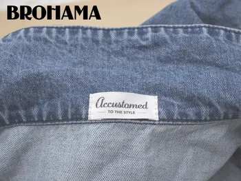 

Custom sewing labels / logo labels, fabric labels, clothing labels, suitable for two lines of text (MD032)