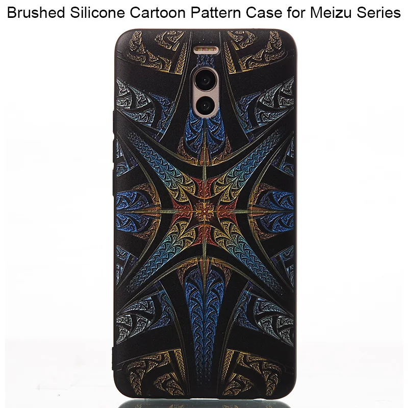 

Silicone Case for Meizu M3S M5S M6S M5C MX6 Floral Cartoon Relief Case on Meizu M3 Note M5 Note E2 E3 M6 Note Pro 6 Plus on Case