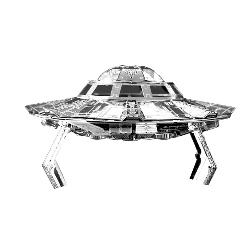 NANYUAN 3D Metal Puzzle Assembling UFO Unidentified Flying Object Model
