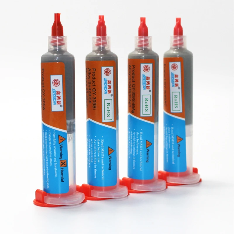 Environmental protection lead free solder tubing, solder paste BGA tin mud, SMT tin paste, QY