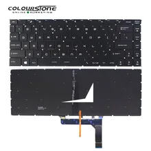 GS65 US клавиатура для ноутбука MSI GS65VR MS-16Q1 серия английская клавиатура для ноутбука черная с подсветкой