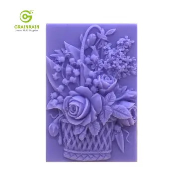 

Grainrain Silicone Mold Soaps Mould Craft mold DIY handmade soap Soap making molds flowers