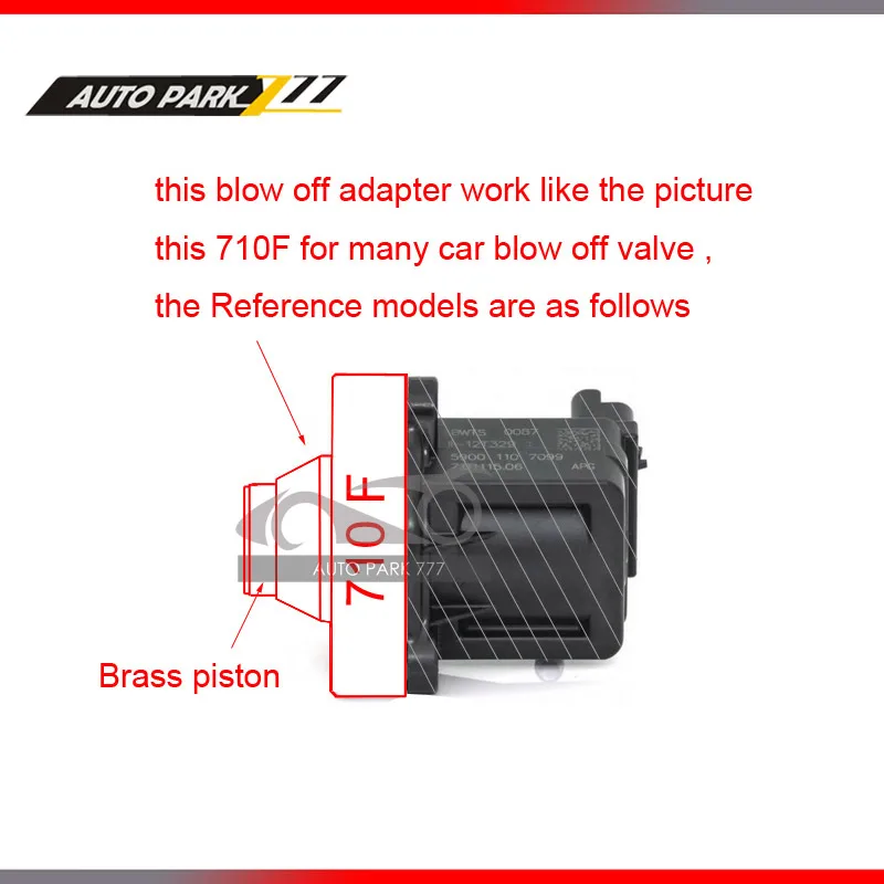 

auto DV bov blow off valve adapter for vw GOLF mk5 6 7 1.4 1.8 2.0 TFSI 710d dv blow off
