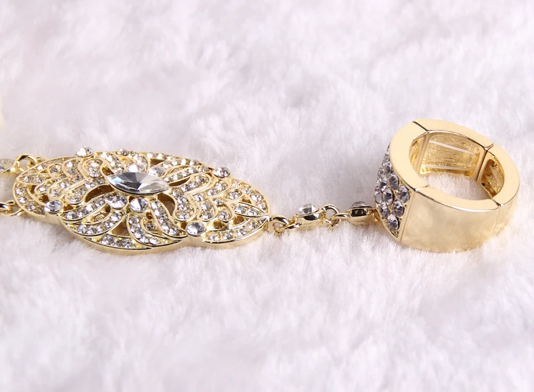 Роскошные свадебные ювелирные изделия Популярные Белла Мода Большой Гэтсби браслет невесты эластичный браслет с жемчужинами Набор для Wo
