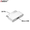 Micro USB Female Cable to 30 Pin Male Adapter Converter Data Sync Charger Android Phone 30pin Connector For iPhone 4 4S iPad 2 3 ► Photo 3/6