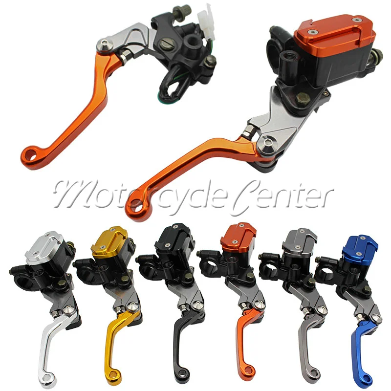 

2 pcs 22mm Universal Motorcycle Brake Master Cylinder Reservoir Levers For KTM 350 EXC-F SIX DAYS 450 SX-F SX-R SX 85 XC 505SX-F