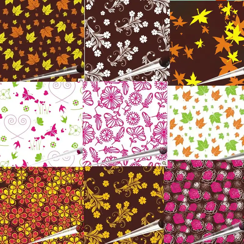 20 folhas de transferência de chocolate papel/molde de cozimento folha/decoração do bolo frete grátis