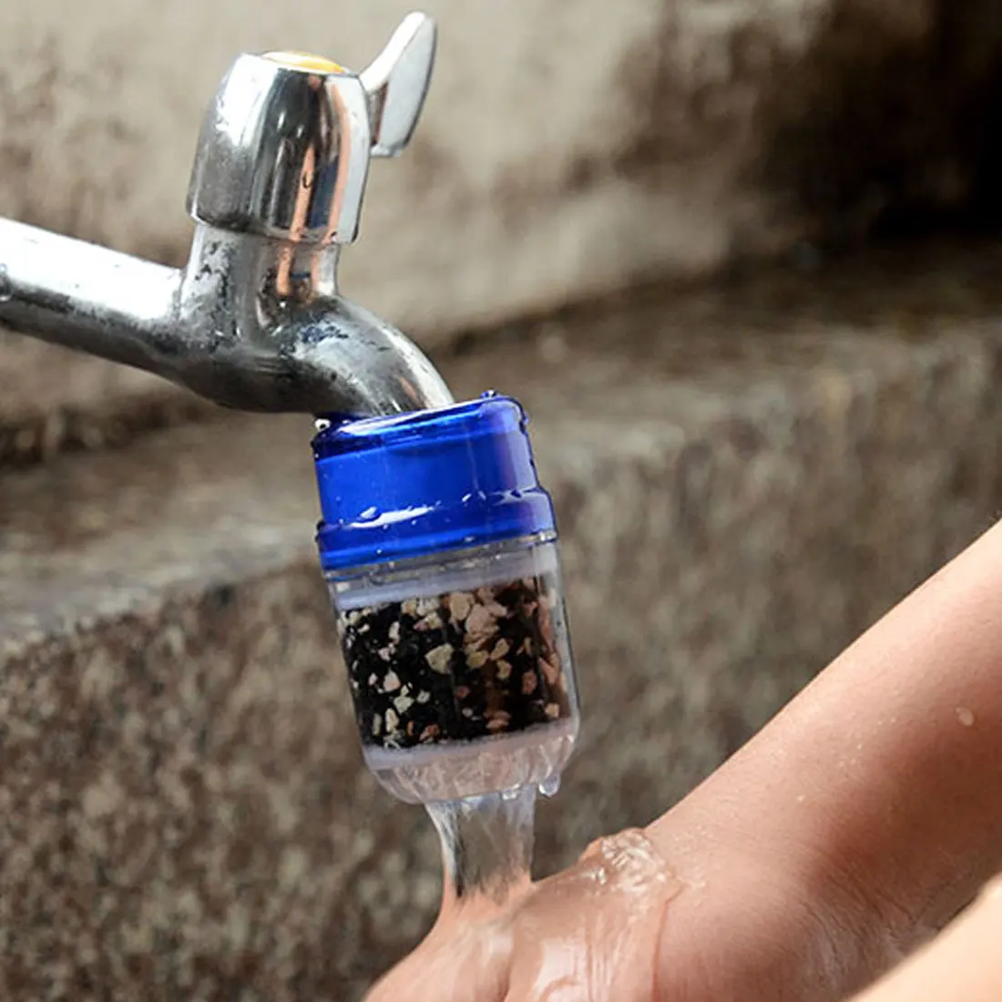 Household Water Purifier Remove Rust Sediment Filtering Suspended Home Kitchen Activated Carbon Water Filter Faucet Tap