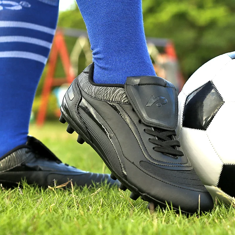 Срабатывает Для Мужчин's Chuteira Futebol длинные шипы Спорт на открытом воздухе футбольные бутсы для Для мужчин удобные Водонепроницаемый Обувь для футбола бренда большой 45