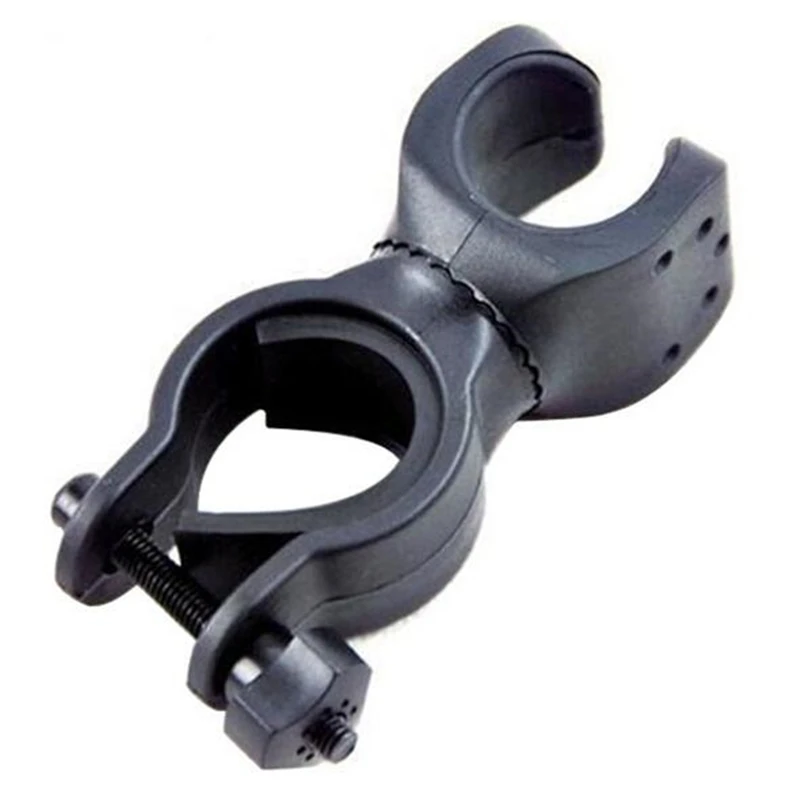 360 Degree Rotation Cycling Bike Flashlight Handlebar Holder Clamp Clip US