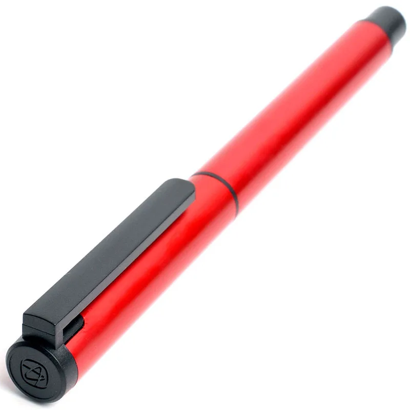 Jinghao KACO трубка серии Роскошная металлическая шариковая ручка с прозрачным белым подарочным чехлом 0,5 мм шариковые ручки для офисных принадлежностей - Color: Red no case