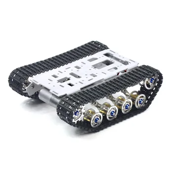 

Damping balance Metal Tank Robot Chassis Aluminium alloy Platform high power Spring DIY crawler Robotic