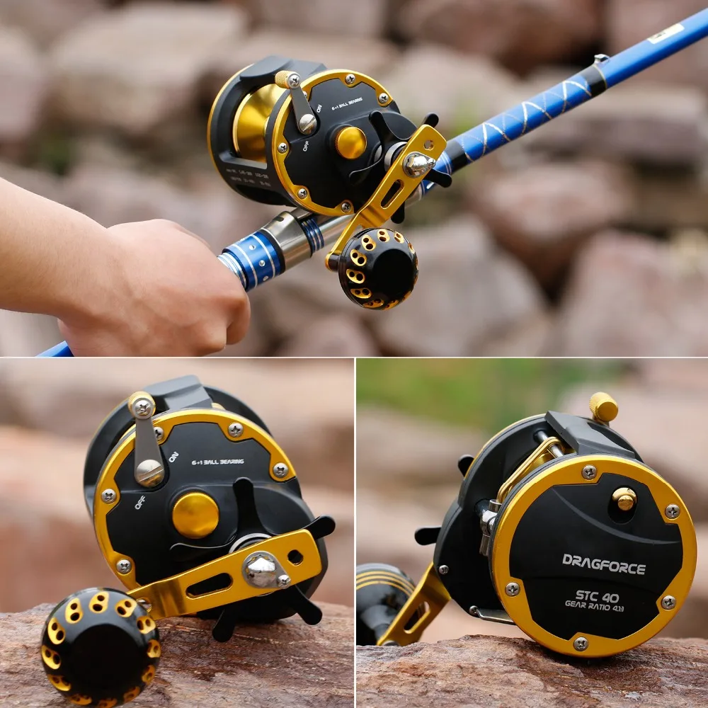 Carretel de Pesca de Água Molinetes de Pesca Sougayilang Alta Forte Corrico Salgada Mar Isco Molinete Pesca Max Arraste 30kg 21 de água salgada mar isco molinetes de
