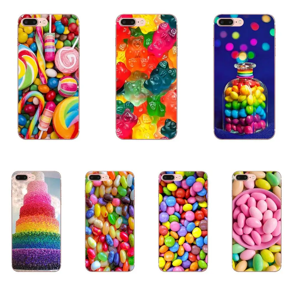 

Rainbow Candy Pattern Soft Covers For Huawei Nova 2 V20 Y3II Y5 Y5II Y6 Y6II Y7 Y9 G8 G9 GR3 GR5 GX8 Prime 2018 2019