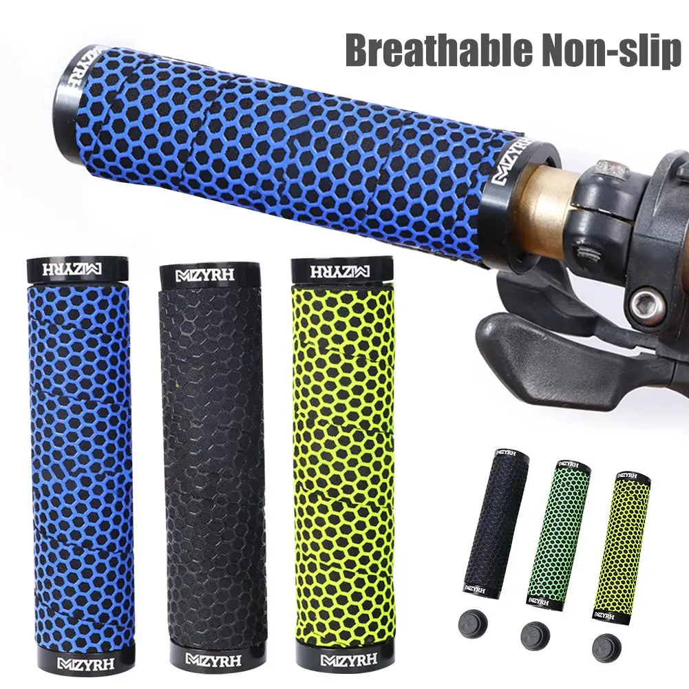 

For MTB BMX Road Cycling Handlebar Grips Anti-Skid Rubber Bicycle Grips Mountain Bike Lock On Bicycle Handlebars End Grips