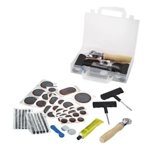 

47 pcs Car Bike Auto tubeless Tire Repair Kit Tyre Puncture Plug Repair Tool Puncture Tubeless Tire Plug Repair glue Tool set