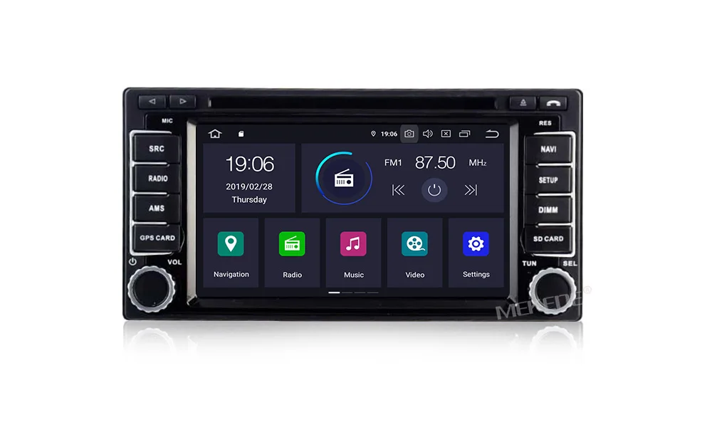 Excellent MEKEDE Android 9.0 Quad core Car Multimedia DVD Player for Subaru Forester Impreza 2008-2012 with GPS navigation radio stereo 6