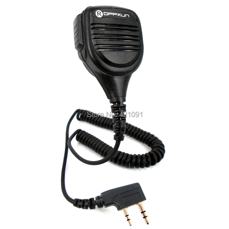 Рация ручной микрофон Динамик микрофон для Kenwood TYT HYT Baofeng UV5r UV-5R UV-82 BF-888S двухстороннее радио PTT 2 Pin