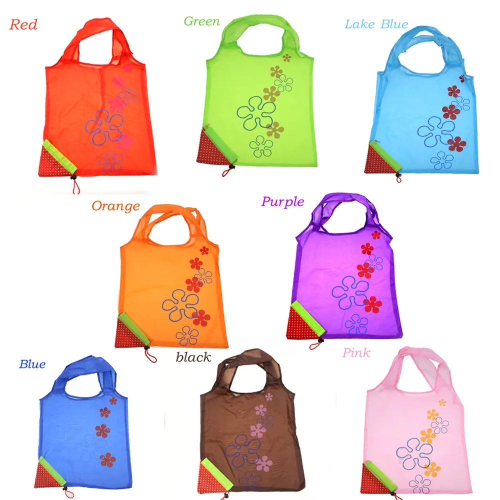 

Brand New Camping Travel Eco Friendly Picnic Strawberry Foldable Food Storage Handbag Shopping Tote Reusable Grocery Bag