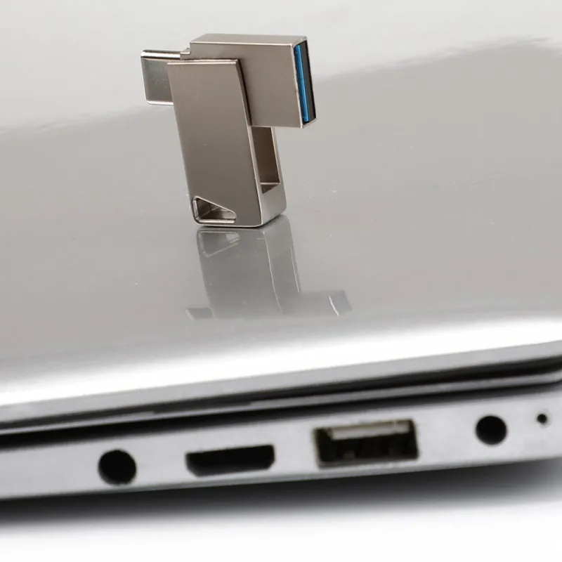 2 в 1 OTG type-C USB 3,0 HS1804 емкость U диск Memory Stick ручка привод треугольное отверстие для Android смартфон планшетный ПК