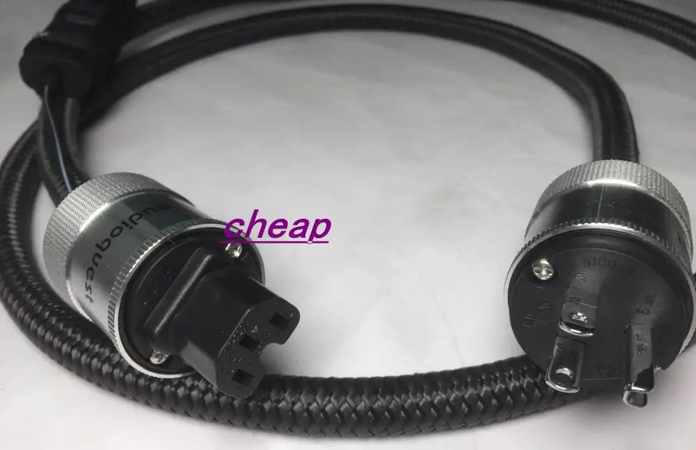 А однотонные ПСС серебро 72V DBS HIFI США AC Audiophile Мощность Кабель 1 8 м/5.9ft Шнур и ЕС
