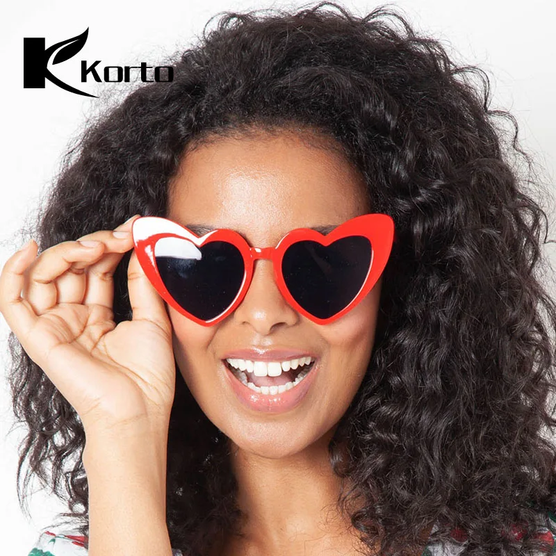

Pink Heart Sunglasses for Women Rave Festival Party Shades Oculos Sunglasses Feminino Zonnebril Dames Female Cute Sun Glasses