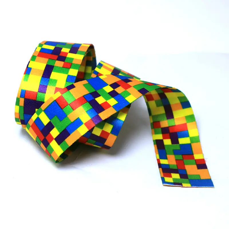 

new Color polyester striped cap with ribbon decorative ribbon edging cloth strip wide T-shirt accessories diy belt zd01