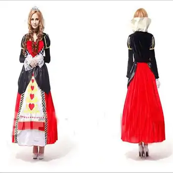 

Costumes Show Clothing Elegant Hearts Queen Princess Dress Skirt Convention Cosplay Costumes