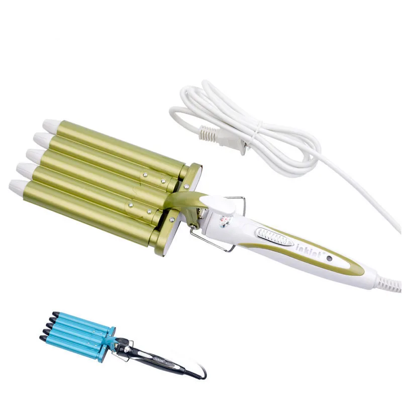 

110-220v Professional Electric Hair Curling Iron Ceramic 5 Barrel Hair Curler Curly Styling Tool Splint Wave Hair Wand Curl Iron