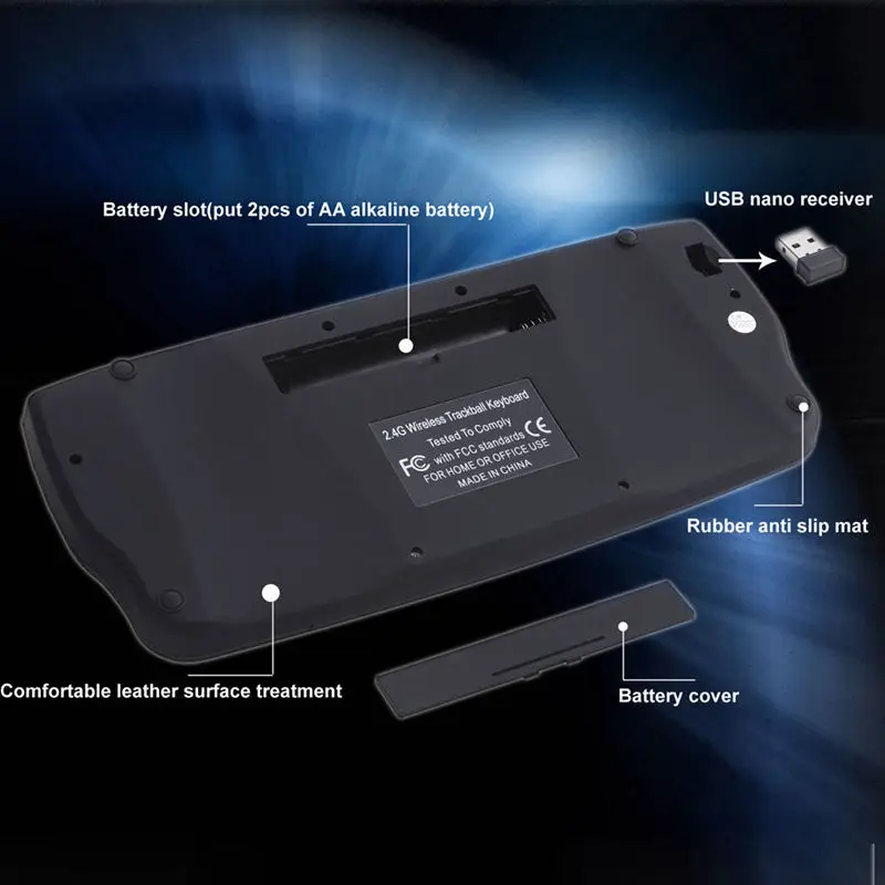 Мини 2,4 ГГц Беспроводная сенсорная клавиатура с мышью для ПК Ps4 Smart Tv для Mosunx Futural Digital