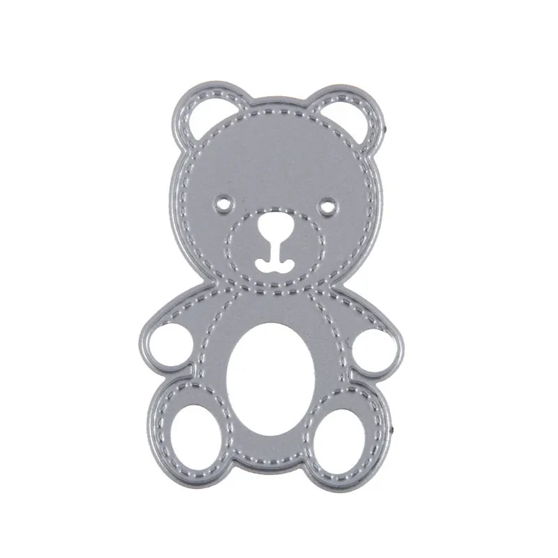Lovely bear die new cutting dies (1)