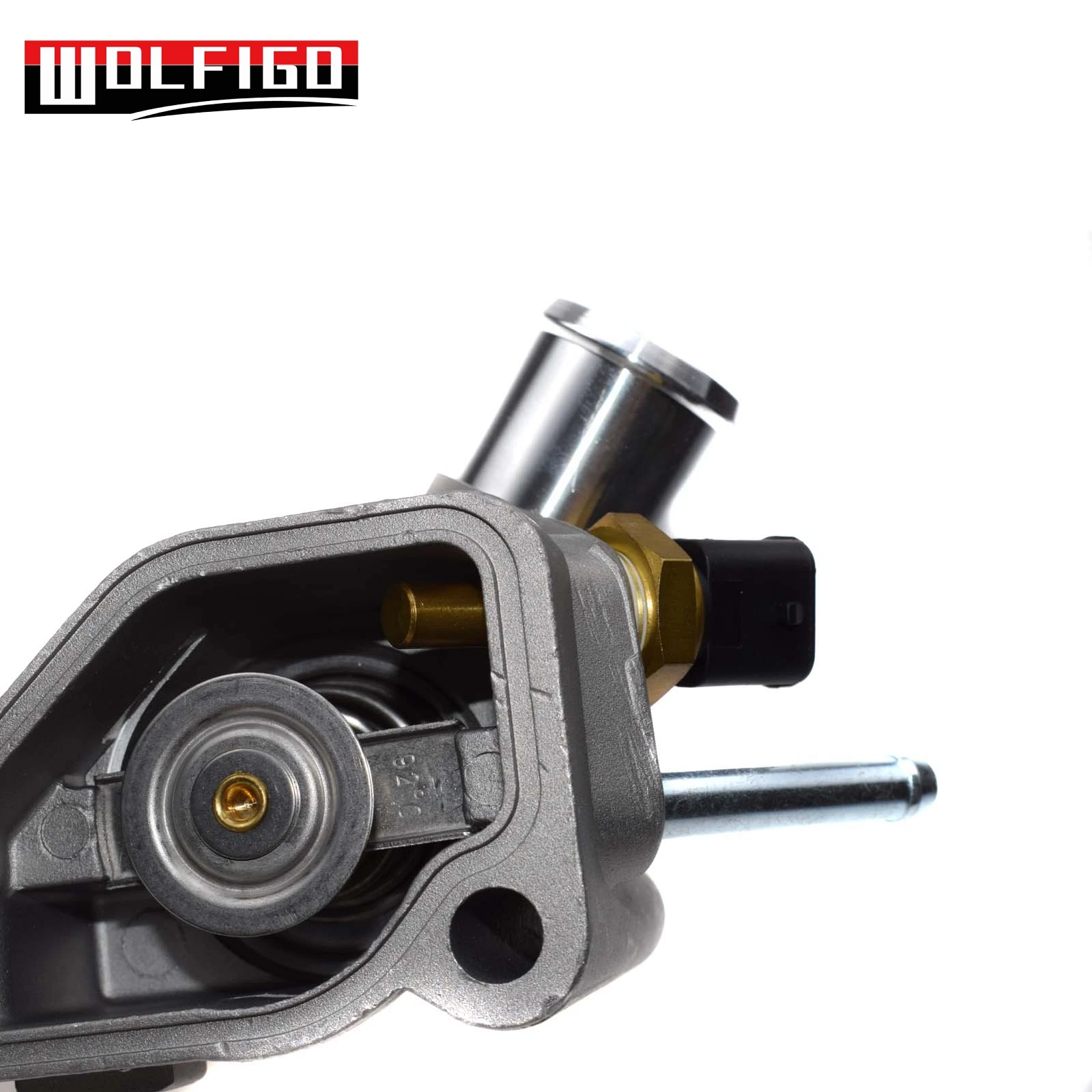 Новый термостат WOLFIGO + Корпус прокладка датчик для Opel Astra G H Corsa C VECTRA B 24456401 6338035 1338001