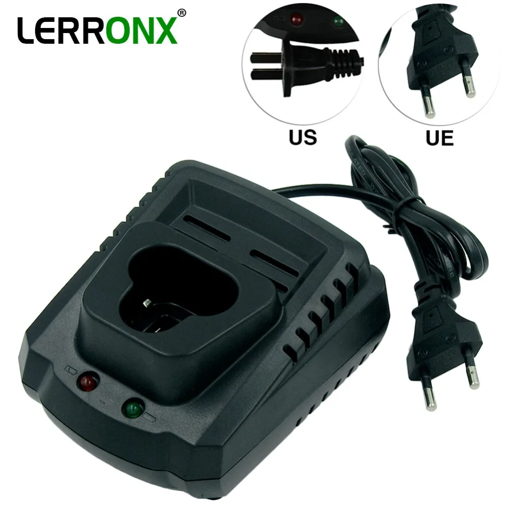 

LERRONX Lithium battery Charger AC110-240V Li-ion replace for Makita BL1013 BL1014 10.8V battery DC10WA rechargeable battery