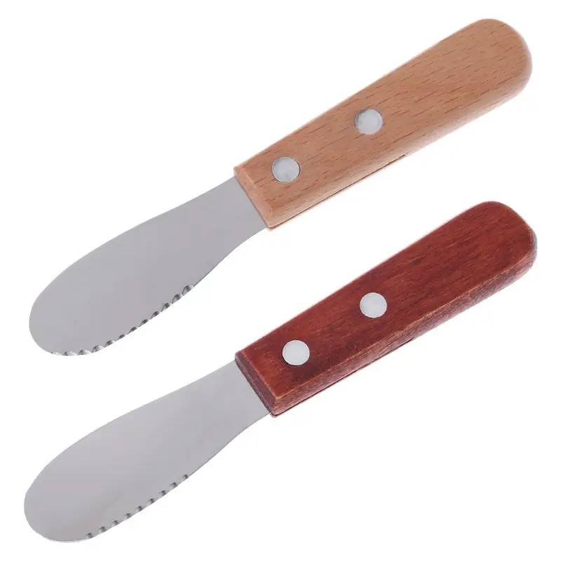 Sandwich Spreader Butter Cheese Slicer Knife Stainless Steel Wide Blade